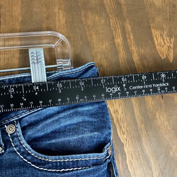 Silver Womens Jeans Blue Denim Mid Rise Suki Skinny Stretch 33x29 - Picture 7 of 12
